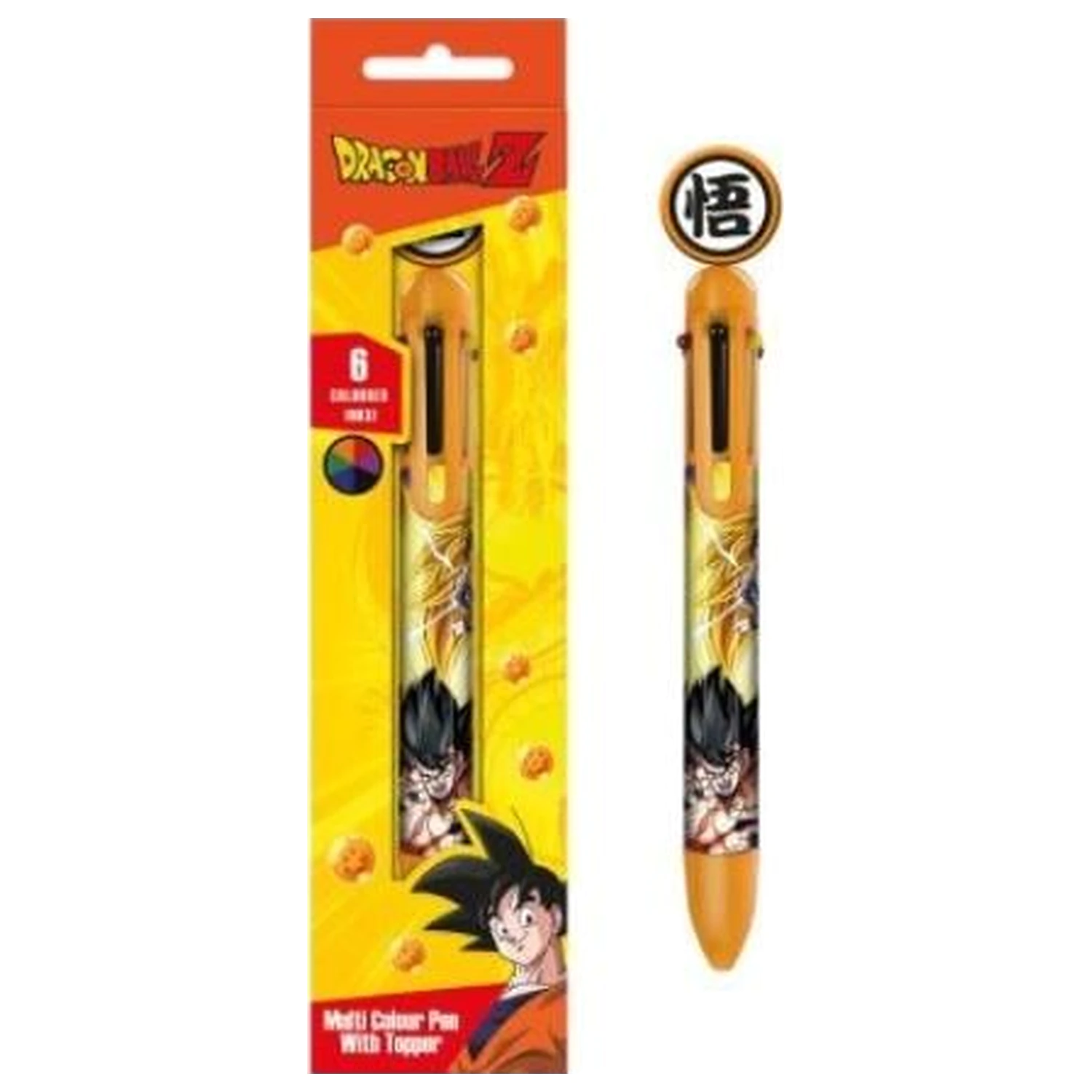 Dragon Ball Z - viacfarebné pero produktová fotografia