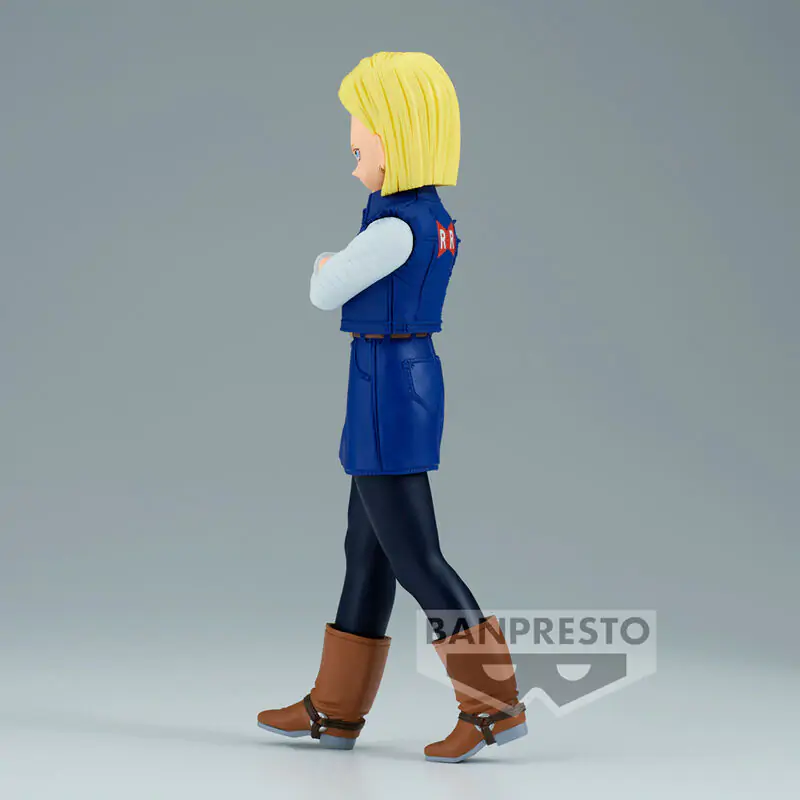 Dragon Ball Z Android 18 Solid Edge Work figurka 17 cm termékfotó