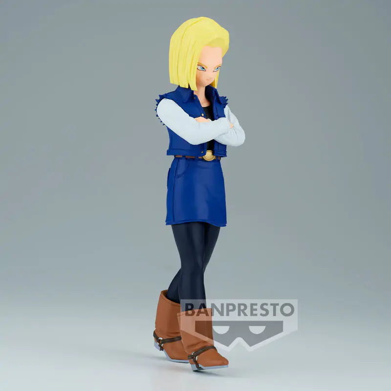 Dragon Ball Z Android 18 Solid Edge Work figurka 17 cm termékfotó