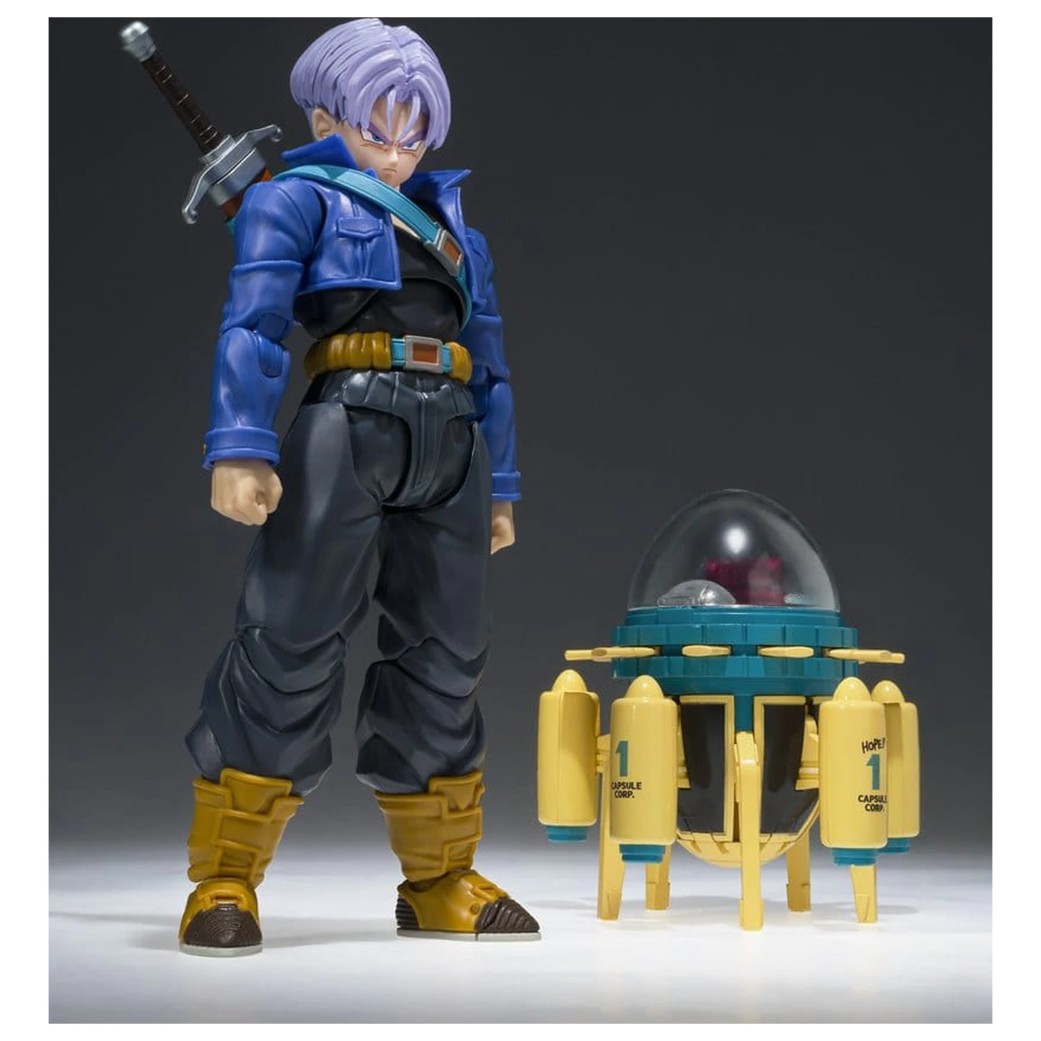 Dragon Ball Z Changearts Action Figure Hoi-Poi Capsule No. 433 Trunks's Time Machine 8 cm produktová fotografia