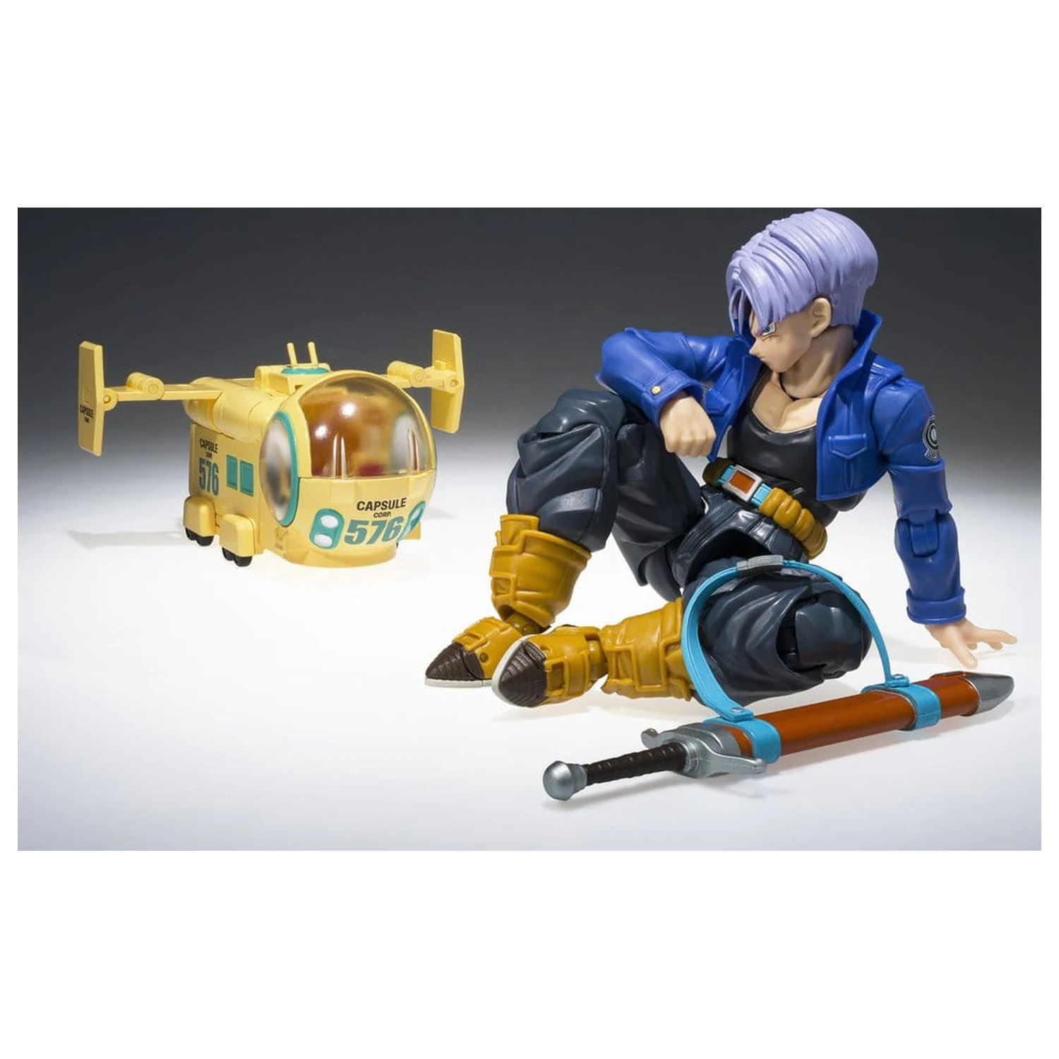 Dragon Ball Z Changearts akčná figúrka Hoi-Poi Kapsula č. 576 Bulmino lietadlo 8 cm produktová fotografia