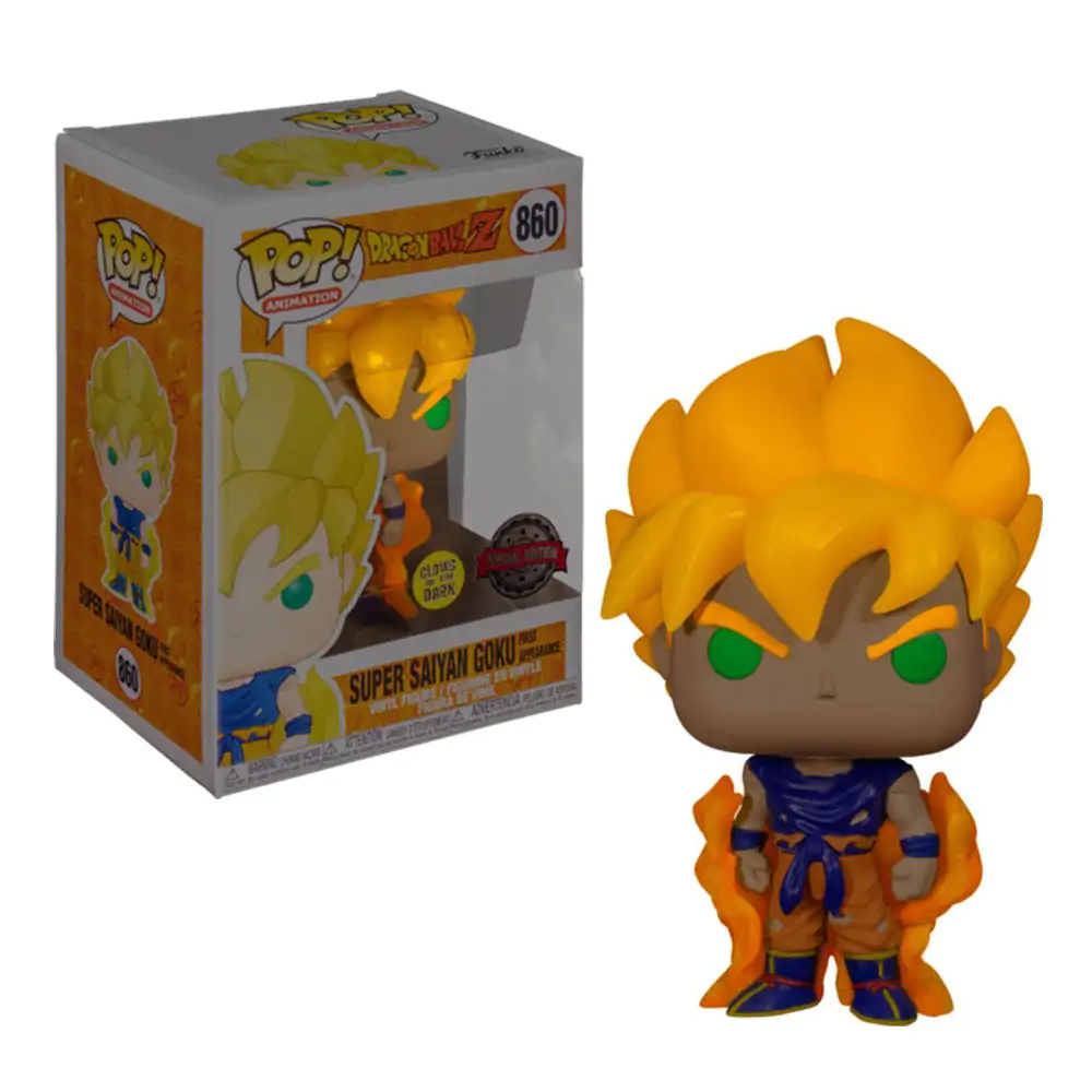 Dragon Ball Z Funko POP! Animation vinylová figúrka SS Goku(GW) 9 cm produktová fotografia