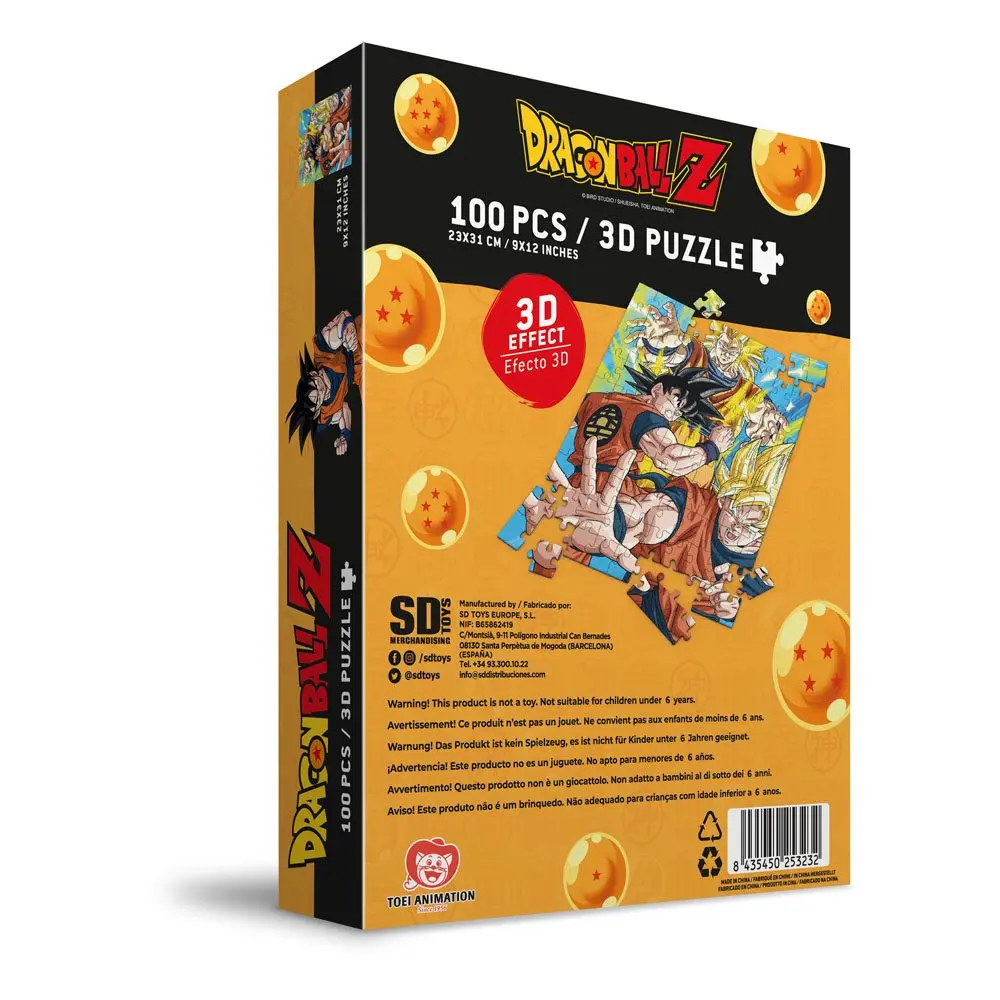 Puzzle Dragon Ball Z s Goku Sayian 3D efektom (100 dielov) termékfotó