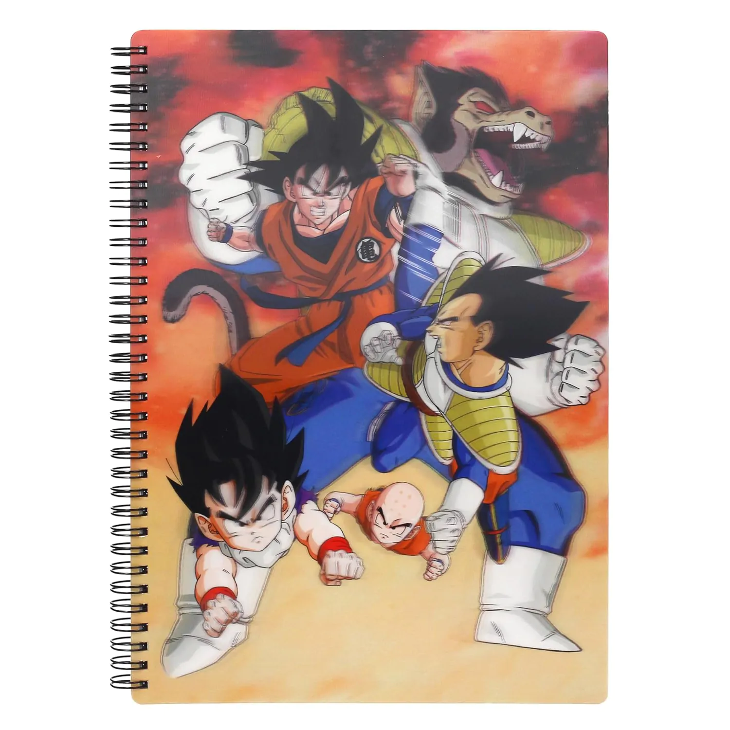 Dragon Ball Z Goku vs Vegeta A4 zápisník produktová fotografia
