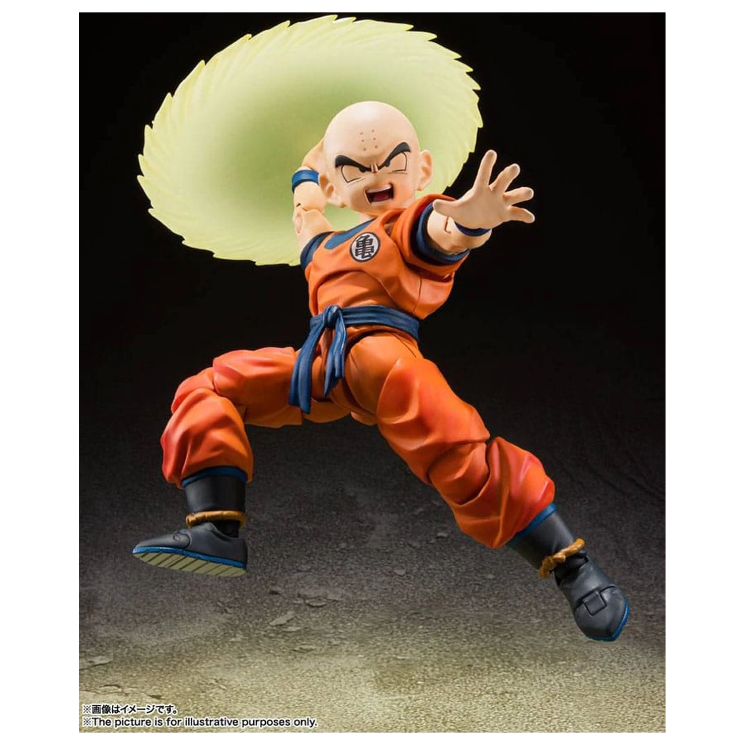 Dragon Ball Z S.H. Figuarts Akčná figúrka Krillin-Earth's Strongest Man 12 cm produktová fotografia