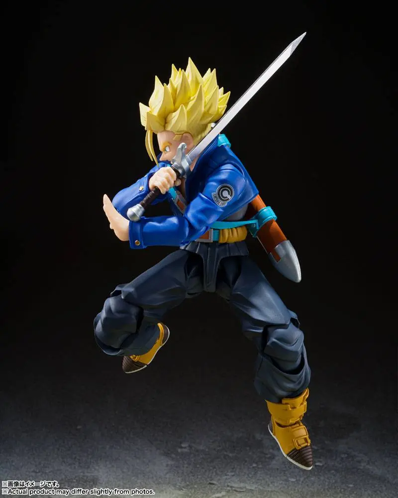 Dragon Ball Z S.H. Figuarts akčná figúrka Super Saiyan Trunks (The Boy From The Future) 14 cm termékfotó