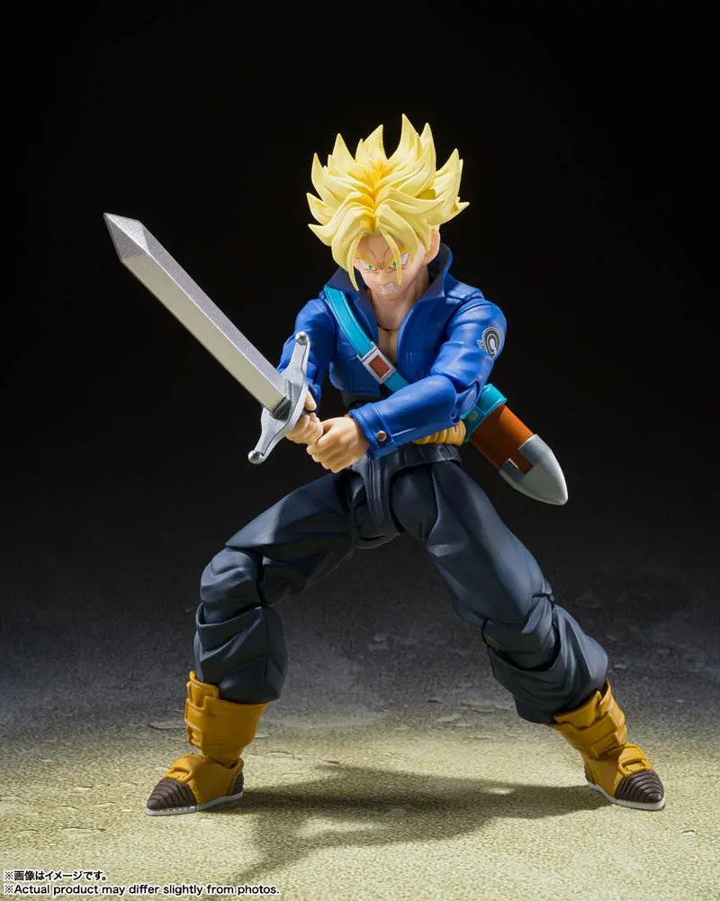 Dragon Ball Z S.H. Figuarts akčná figúrka Super Saiyan Trunks (The Boy From The Future) 14 cm termékfotó