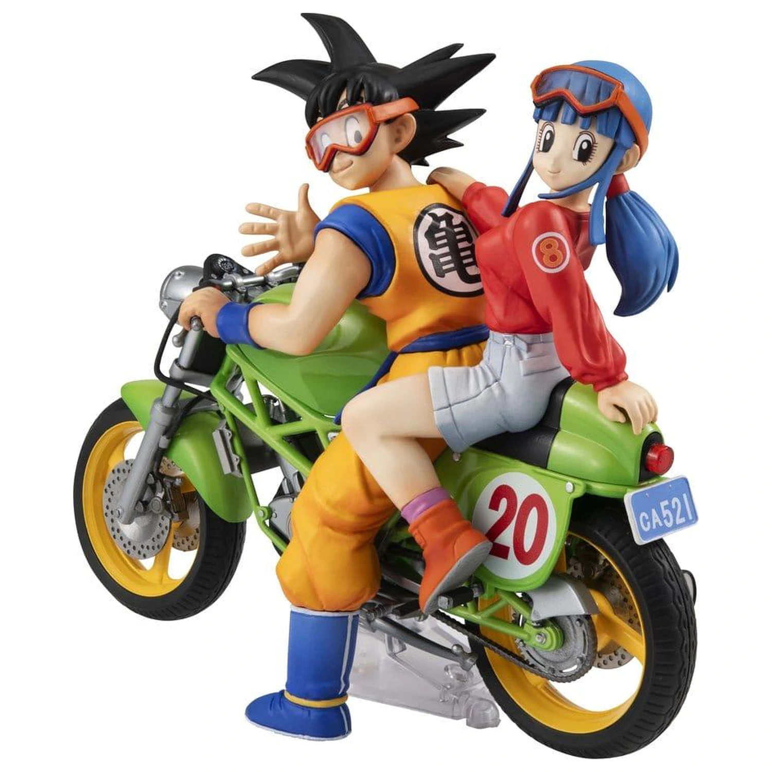 Socha Dragon Ball Z Son Goku & Chichi Desktop Real McCoy 15 cm produktová fotografia