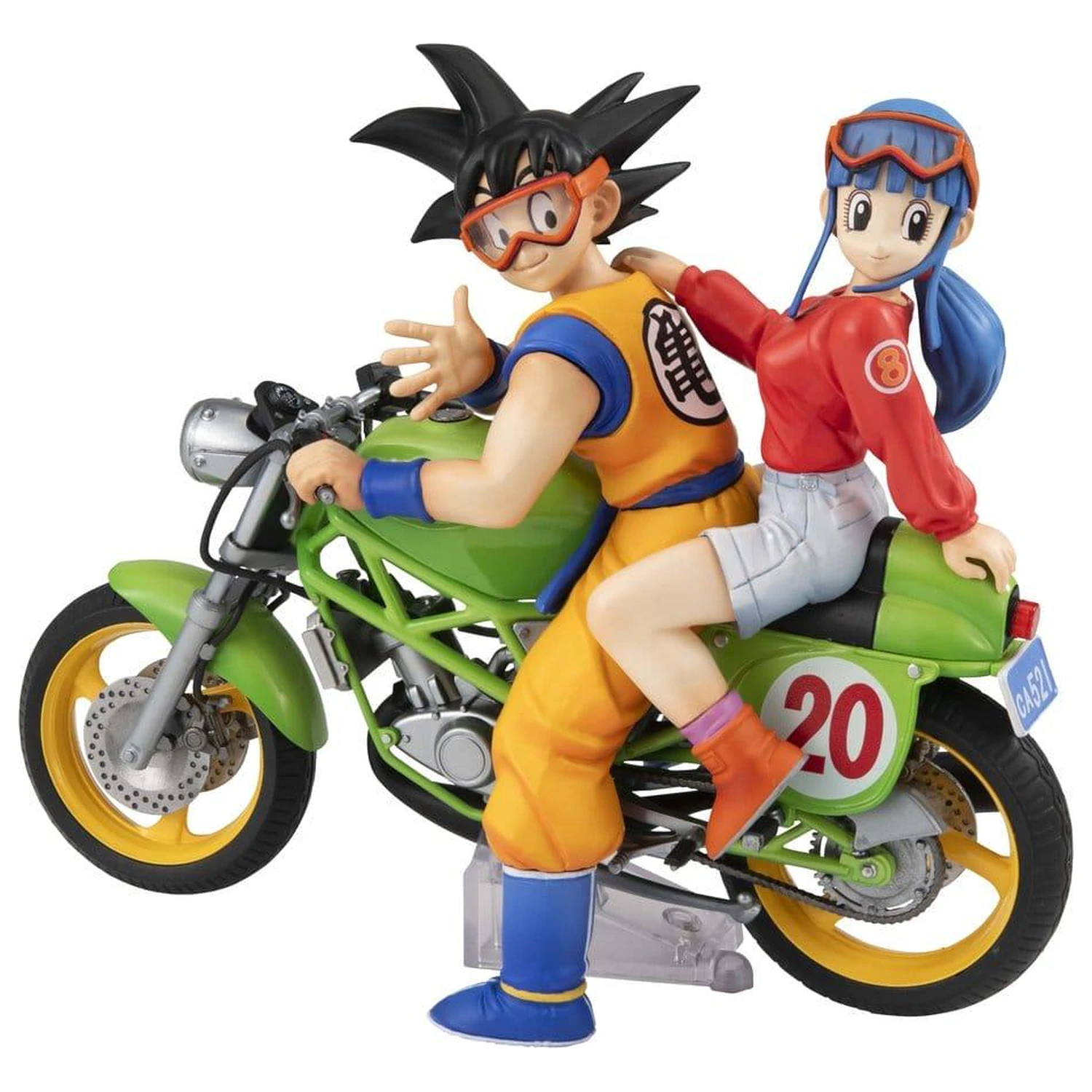 Socha Dragon Ball Z Son Goku & Chichi Desktop Real McCoy 15 cm produktová fotografia