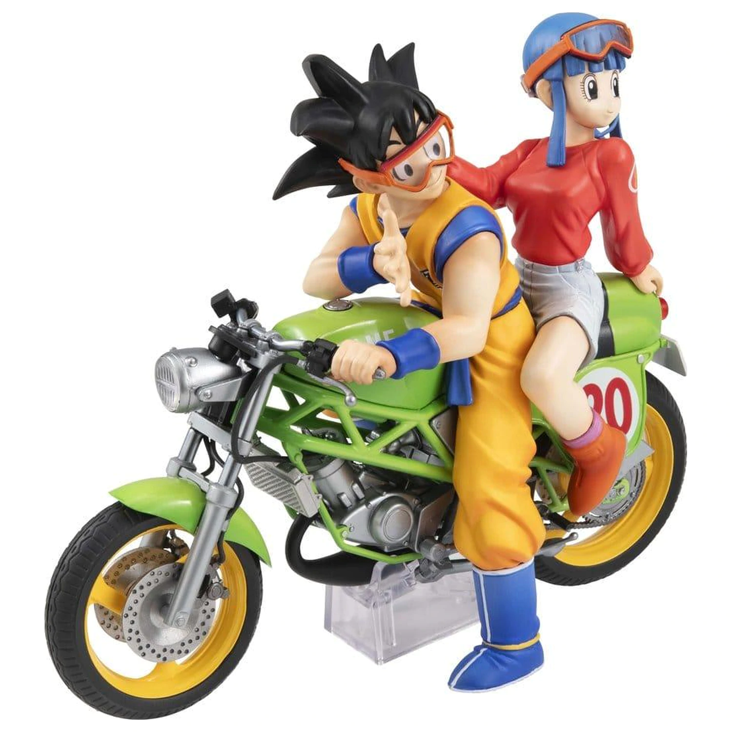 Socha Dragon Ball Z Son Goku & Chichi Desktop Real McCoy 15 cm produktová fotografia