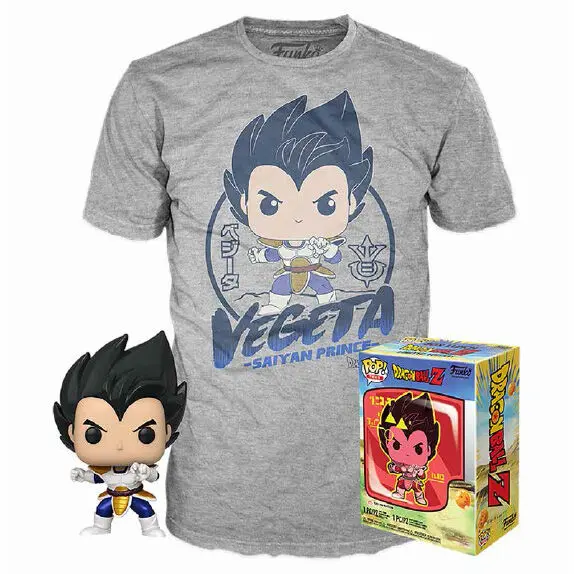 Dragon Ball Z Vegeta Funko POP figurka a tričkom termékfotó