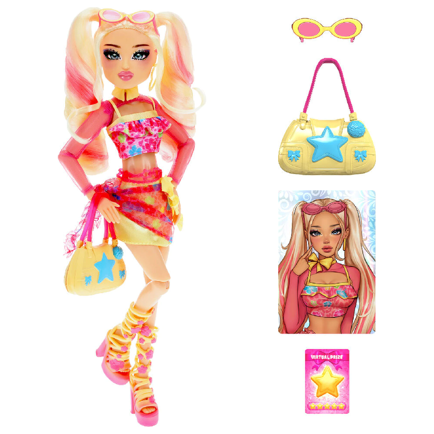 Bábika Dress to Impress Fashion Doll Bubble Gum Gal produktová fotografia