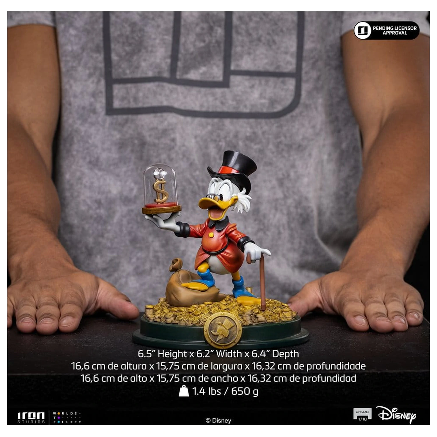 Duck Tales Art Scale Socha 1/10 Uncle Scrooge McDuck 17 cm produktová fotografia