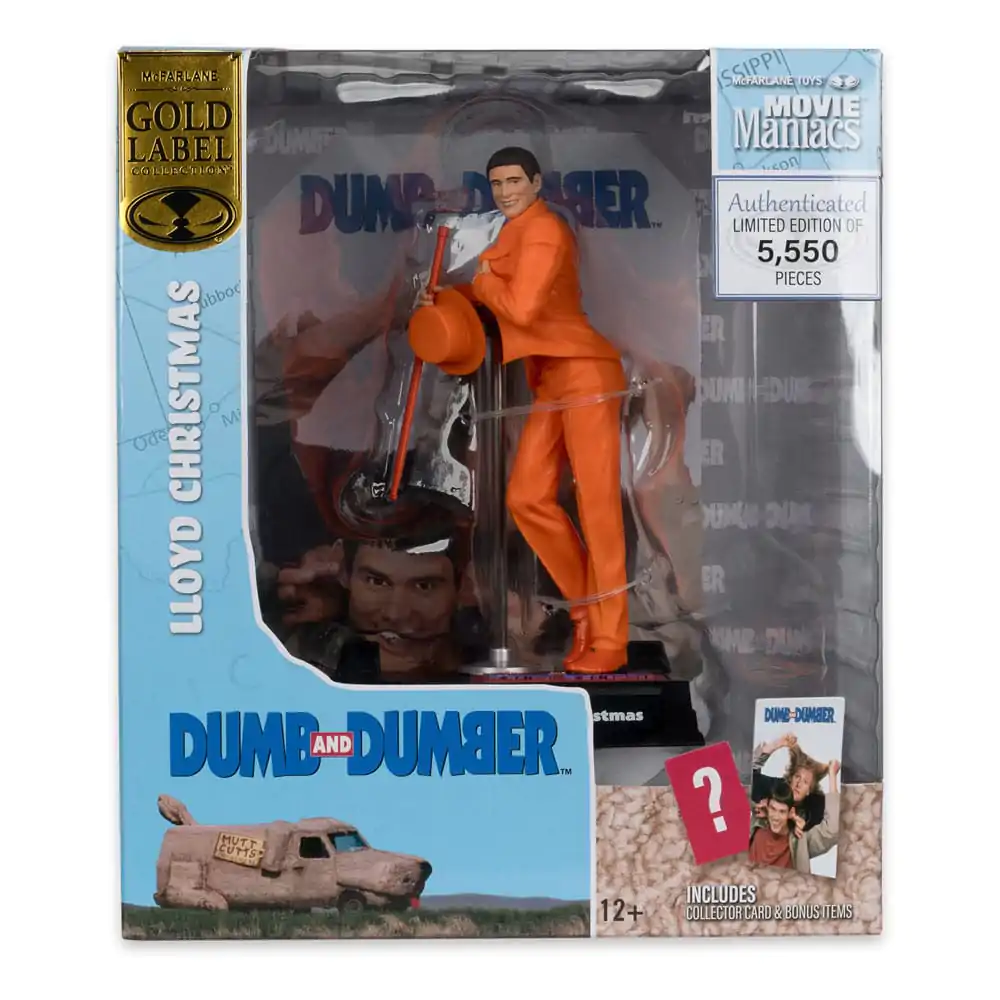 Dumb and Dumber Movie Maniacs PVC Figúrka Lloyd Christmas (Gold Label) 15 cm termékfotó