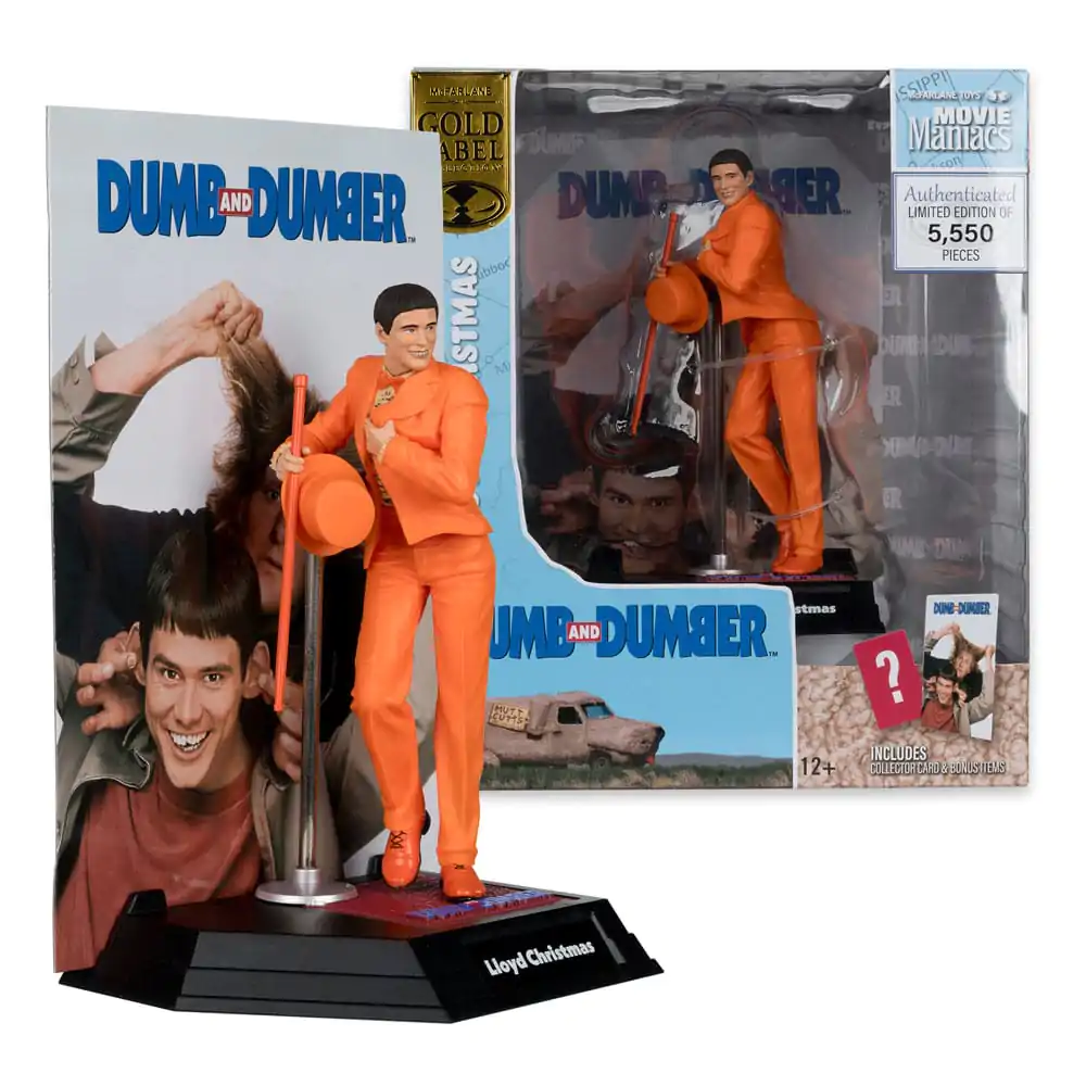 Dumb and Dumber Movie Maniacs PVC Figúrka Lloyd Christmas (Gold Label) 15 cm termékfotó