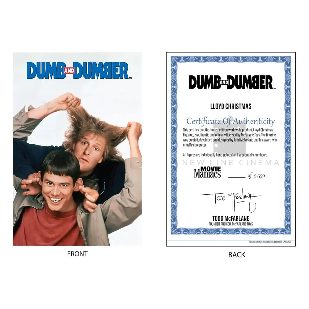 Dumb and Dumber Movie Maniacs PVC Figúrka Lloyd Christmas (Gold Label) 15 cm termékfotó