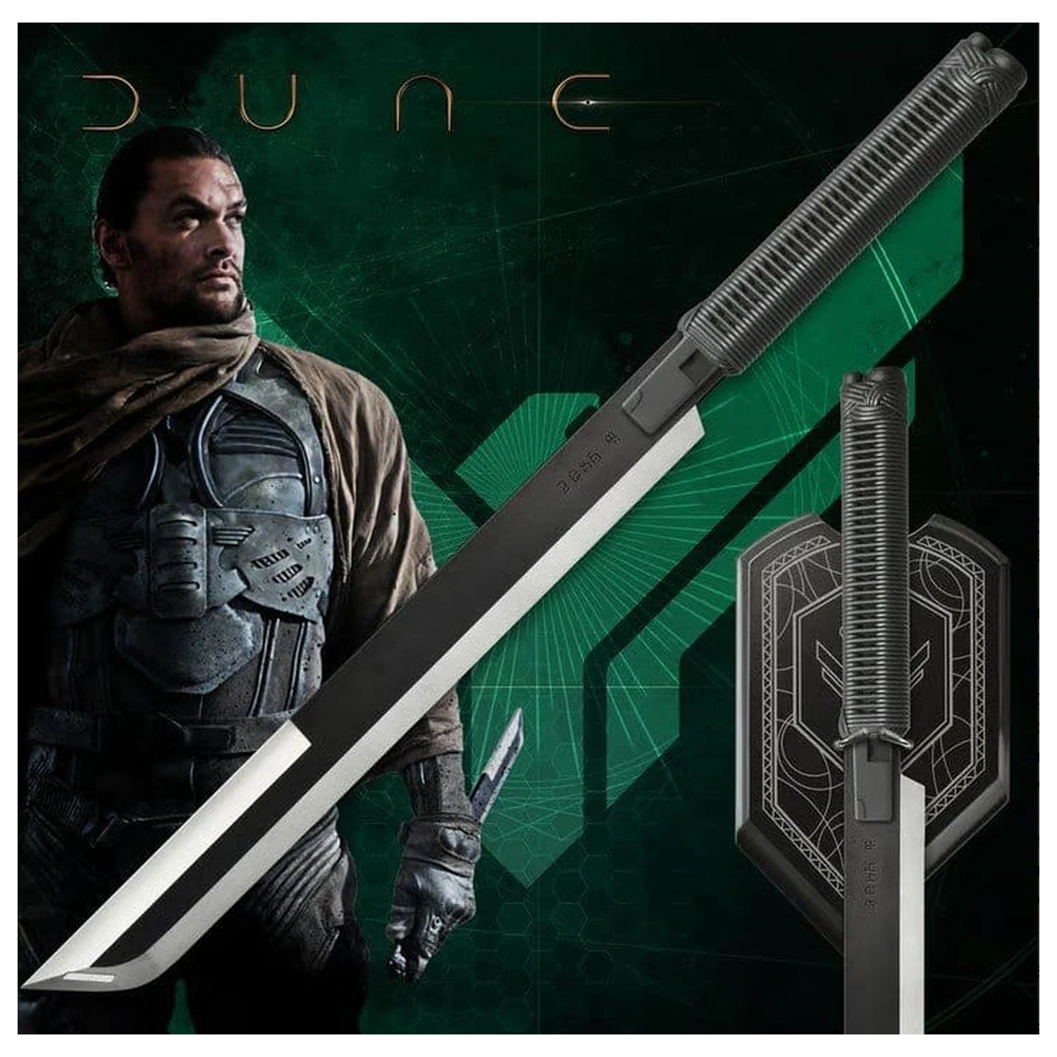 Dune Replica 1/1 Duncan Idaho krátky meč s držiakom na stenu 63 cm produktová fotografia