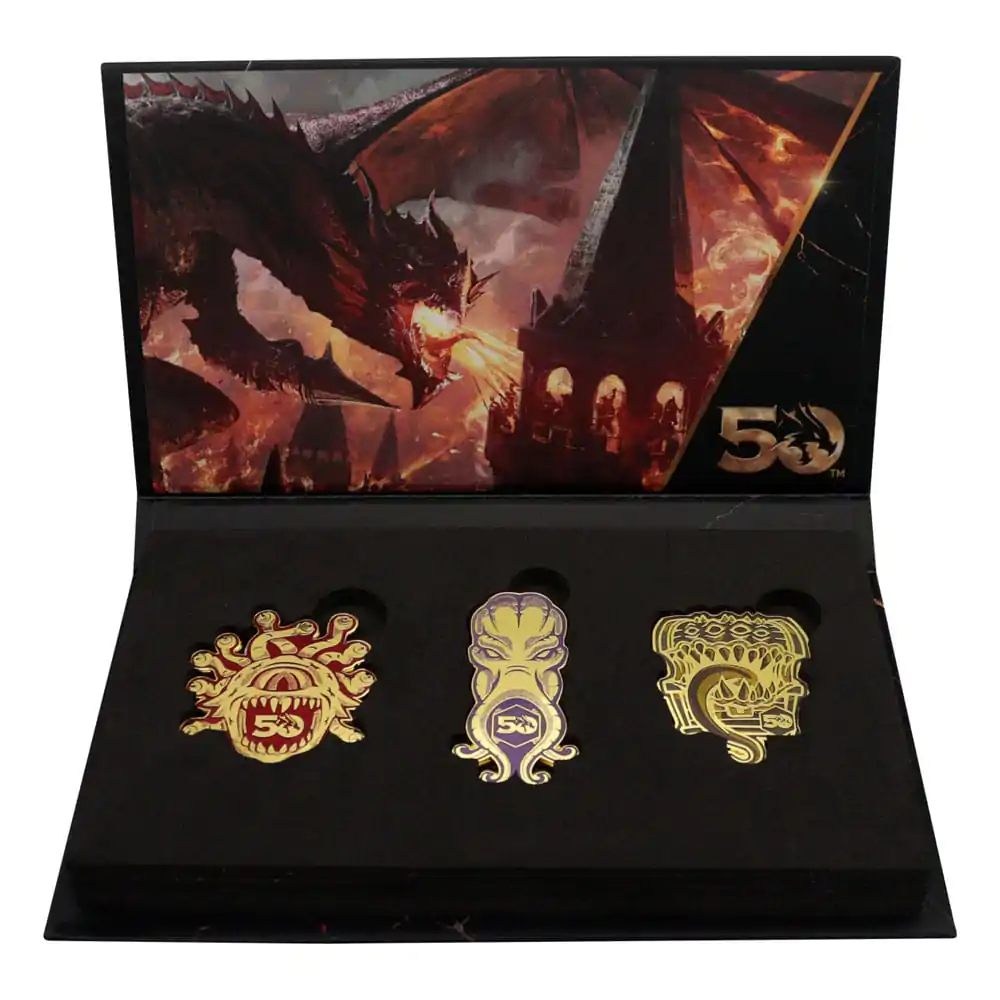 Dungeons & Dragons Pin Badge Set 50th Anniversary termékfotó