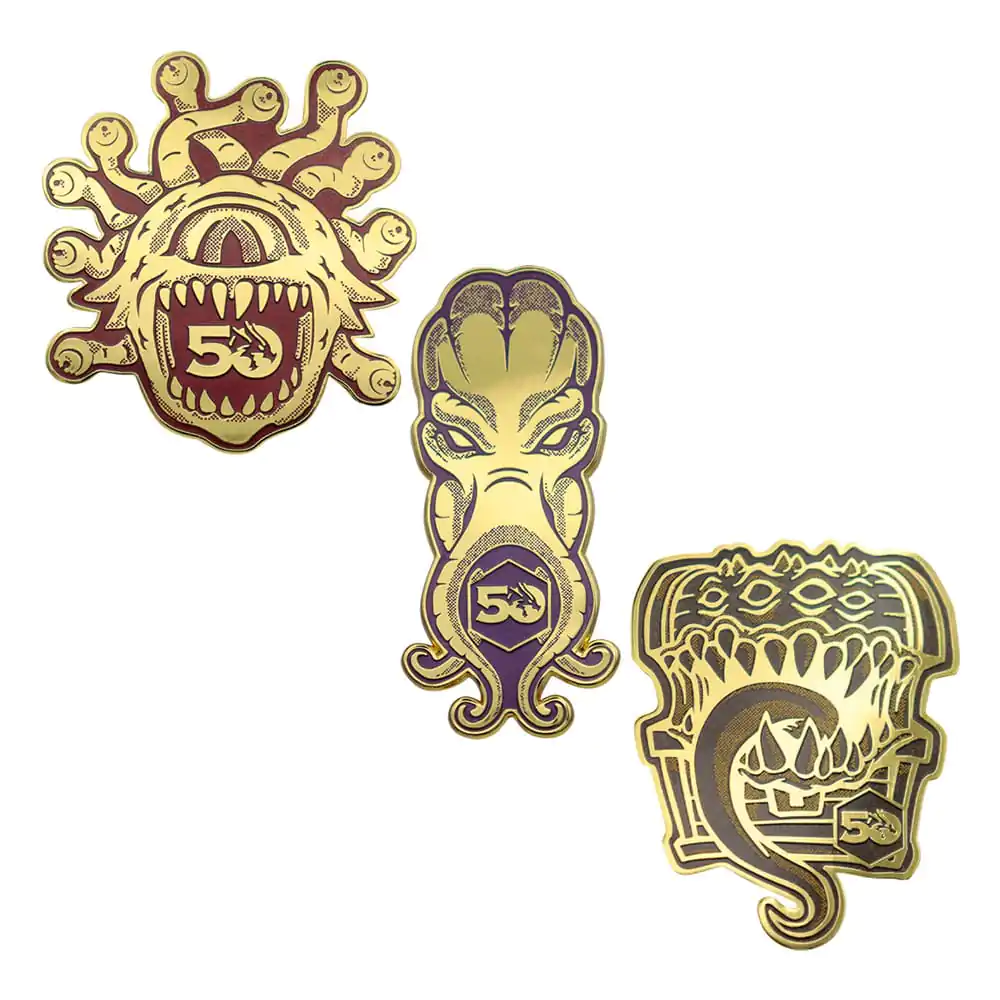 Dungeons & Dragons Pin Badge Set 50th Anniversary termékfotó