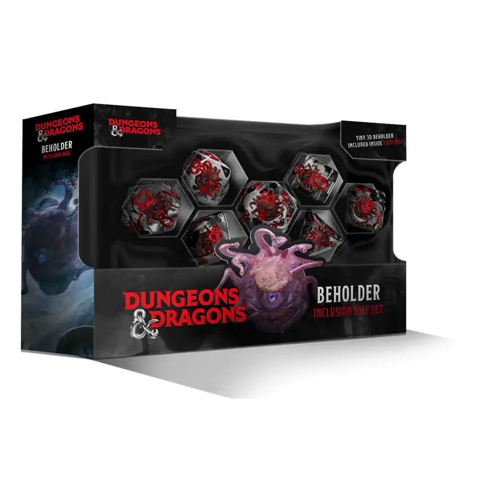 Dungeons & Dragons Dice Set Resin Beholder Set / Sada živicových kociek produktová fotografia