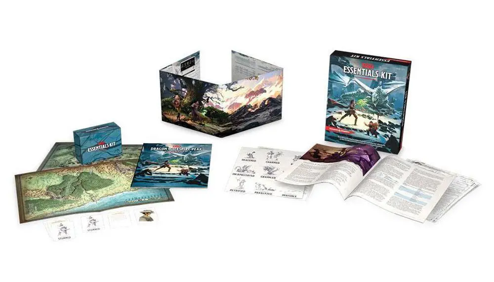 Dungeons & Dragons Essentials Kit anglická súprava produktová fotografia