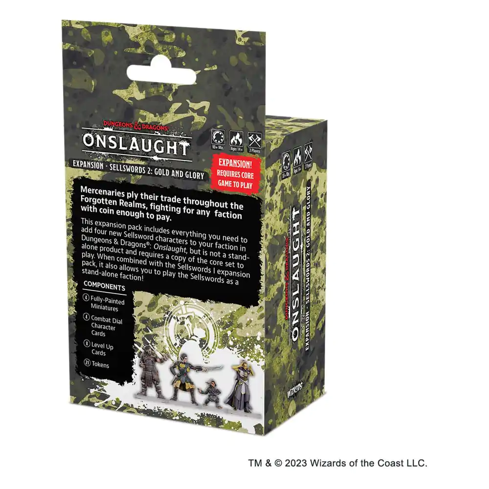 Dungeons &amp; Dragons Hracia rozšírenie Onslaught Expansion - Sellswords 2 - Gold and Glory *English Version* termékfotó