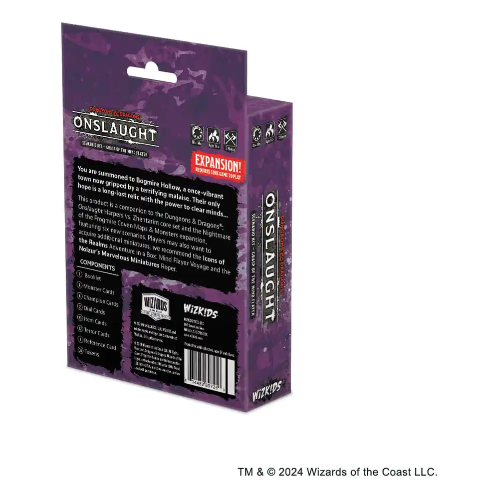 Dungeons & Dragons Game Expansion Onslaught Scenario Kit - Grasp of the Mind Flayer *English Version* -> Dungeons & Dragons Rozšírenie hry Onslaught Scenario Kit - Grasp of the Mind Flayer *Anglická verzia* produktová fotografia