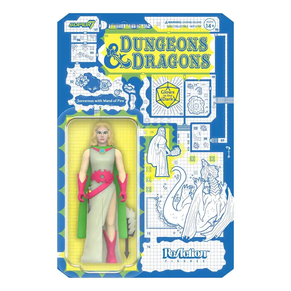 Dungeons & Dragons ReAction Akčná figúrka Wave 04 Sorceress Glow in the Dark 10 cm produktová fotografia