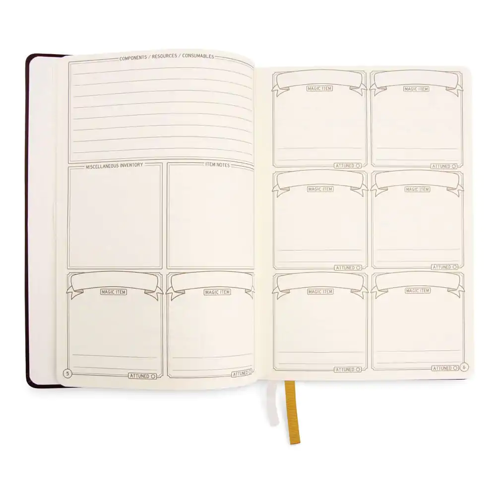 Dungeons & Dragons RPG zápisník 5e Brown produktová fotografia