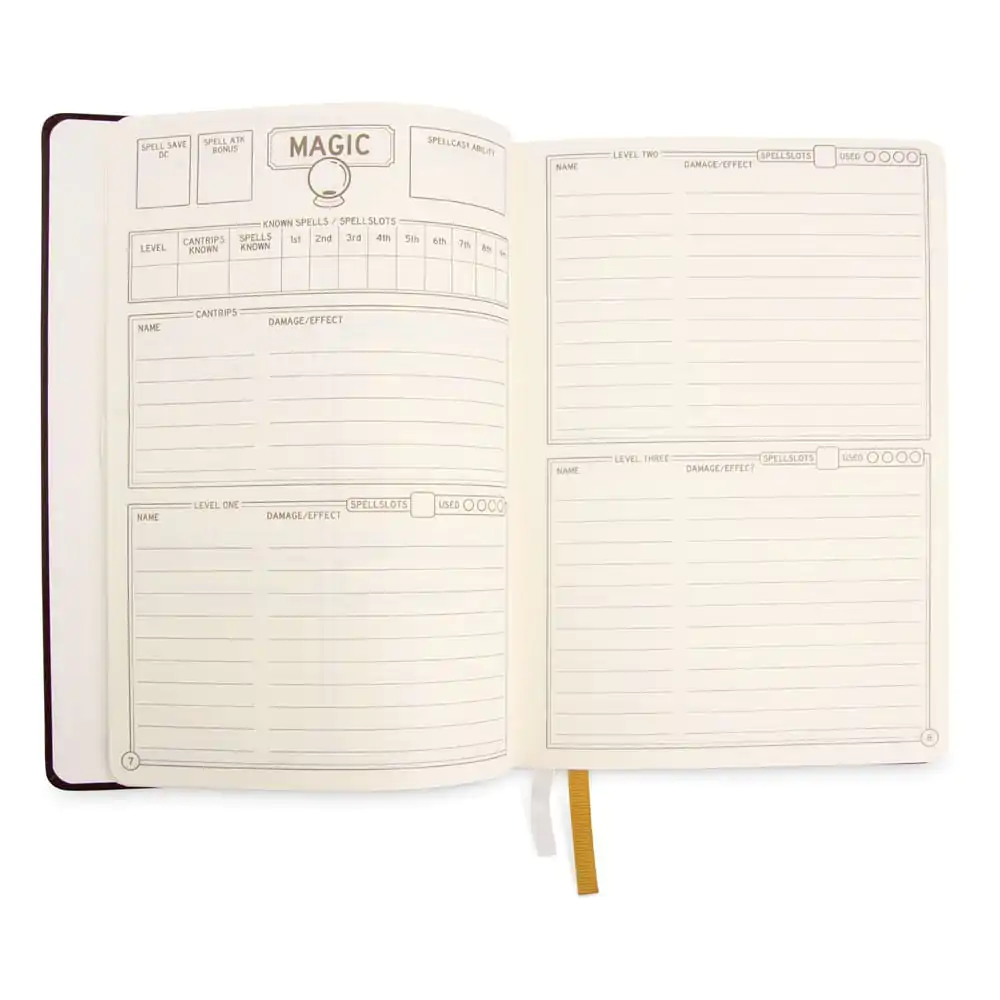 Dungeons & Dragons RPG zápisník 5e Brown produktová fotografia