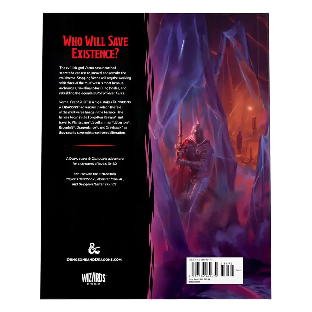 Dungeons & Dragons RPG Dobrodružstvo Vecna: Eve of Ruin english produktová fotografia