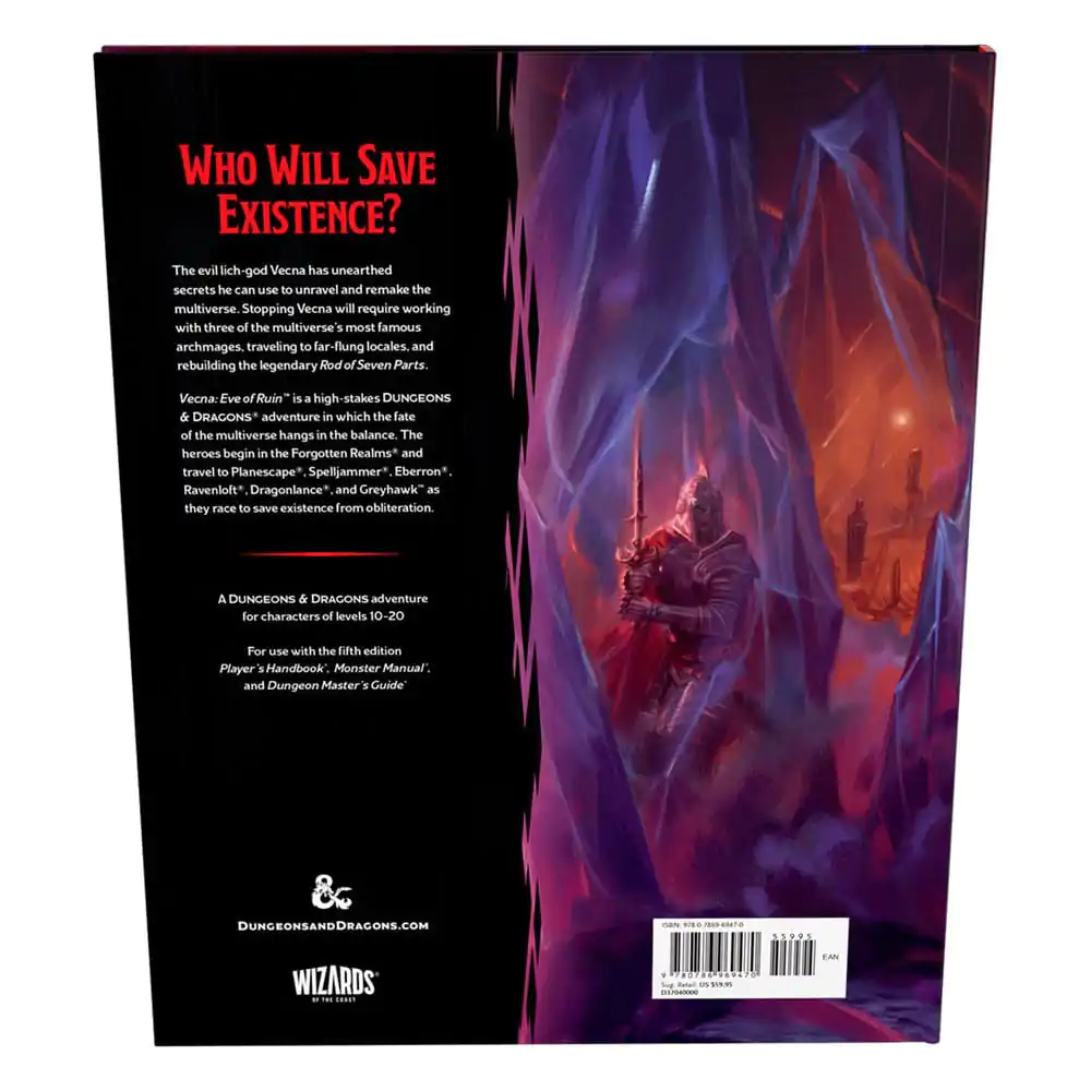Dungeons & Dragons RPG Dobrodružstvo Vecna: Eve of Ruin english produktová fotografia