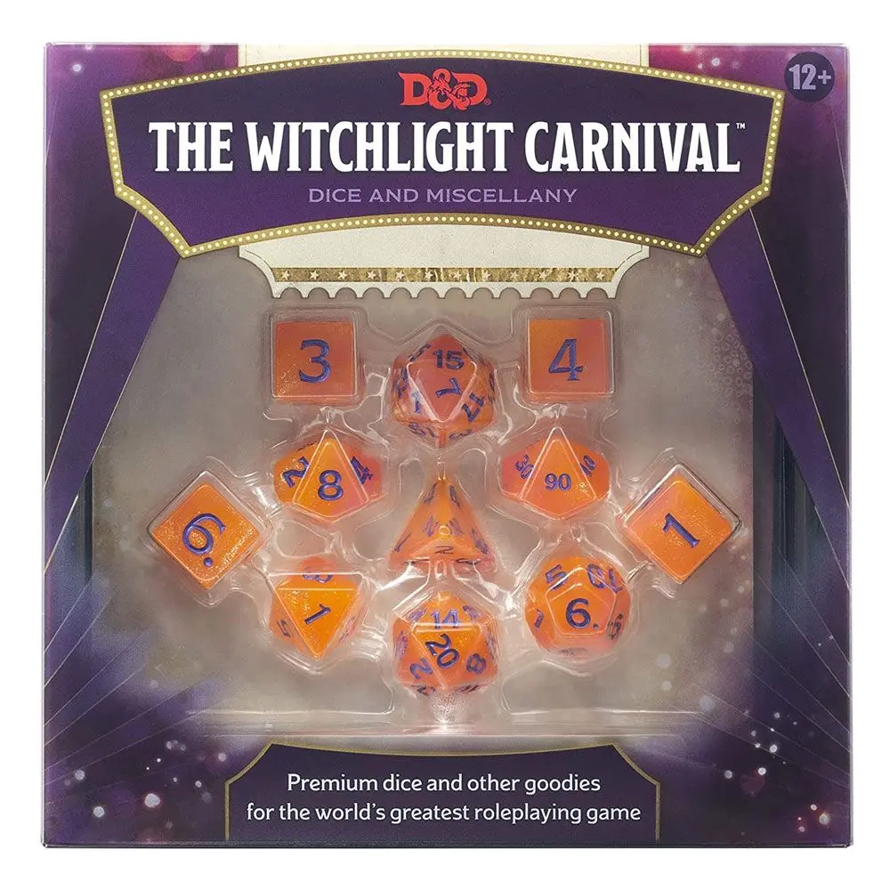 Dungeons & Dragons RPG Sada kociek Witchlight Carnival produktová fotografia