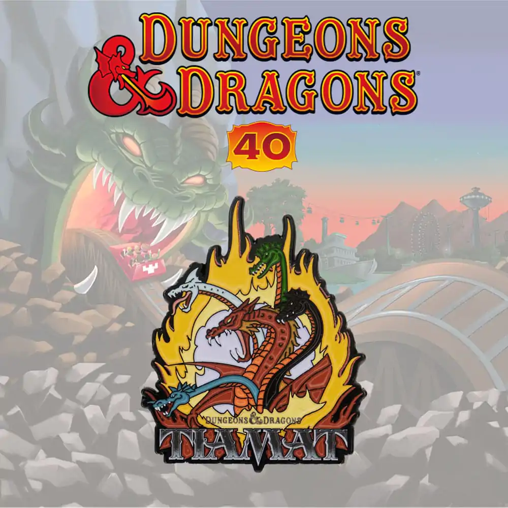 Dungeons & Dragons: The Cartoon Brošňa jelvény 40. výročie Tiamat termékfotó