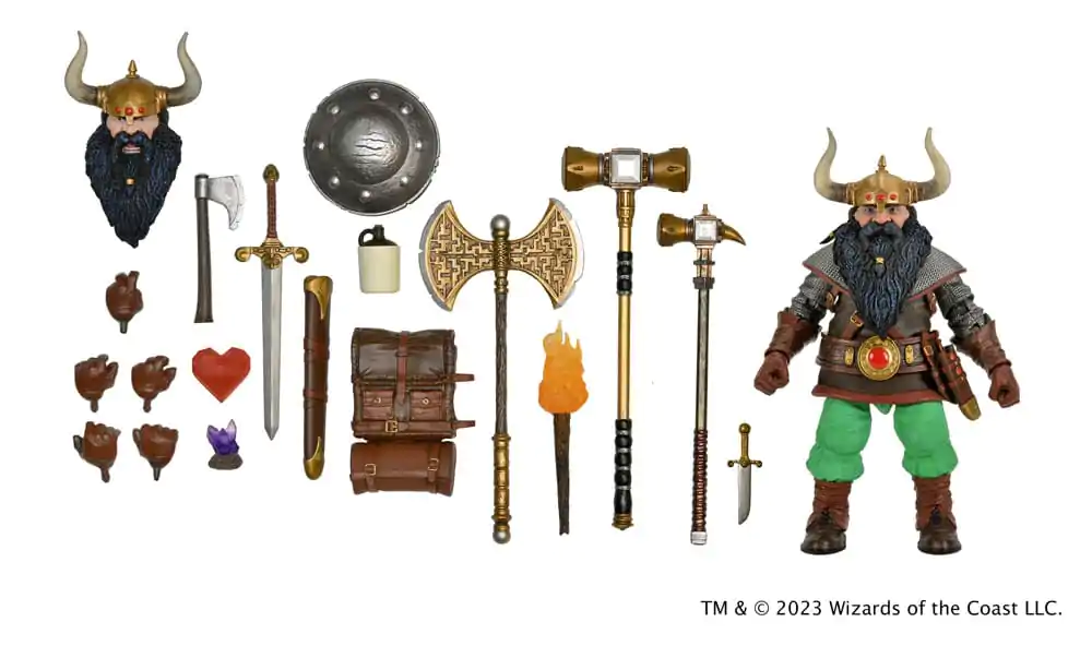 Dungeons & Dragons Akčná figúrka Ultimate Elkhorn the Good Dwarf Fighter 18 cm produktová fotografia