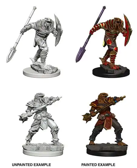 Dungeons and Dragons: Nolzur&#039;s Marvelous Miniatures - DragonbornMale Fighter w Spear Figurínka termékfotó