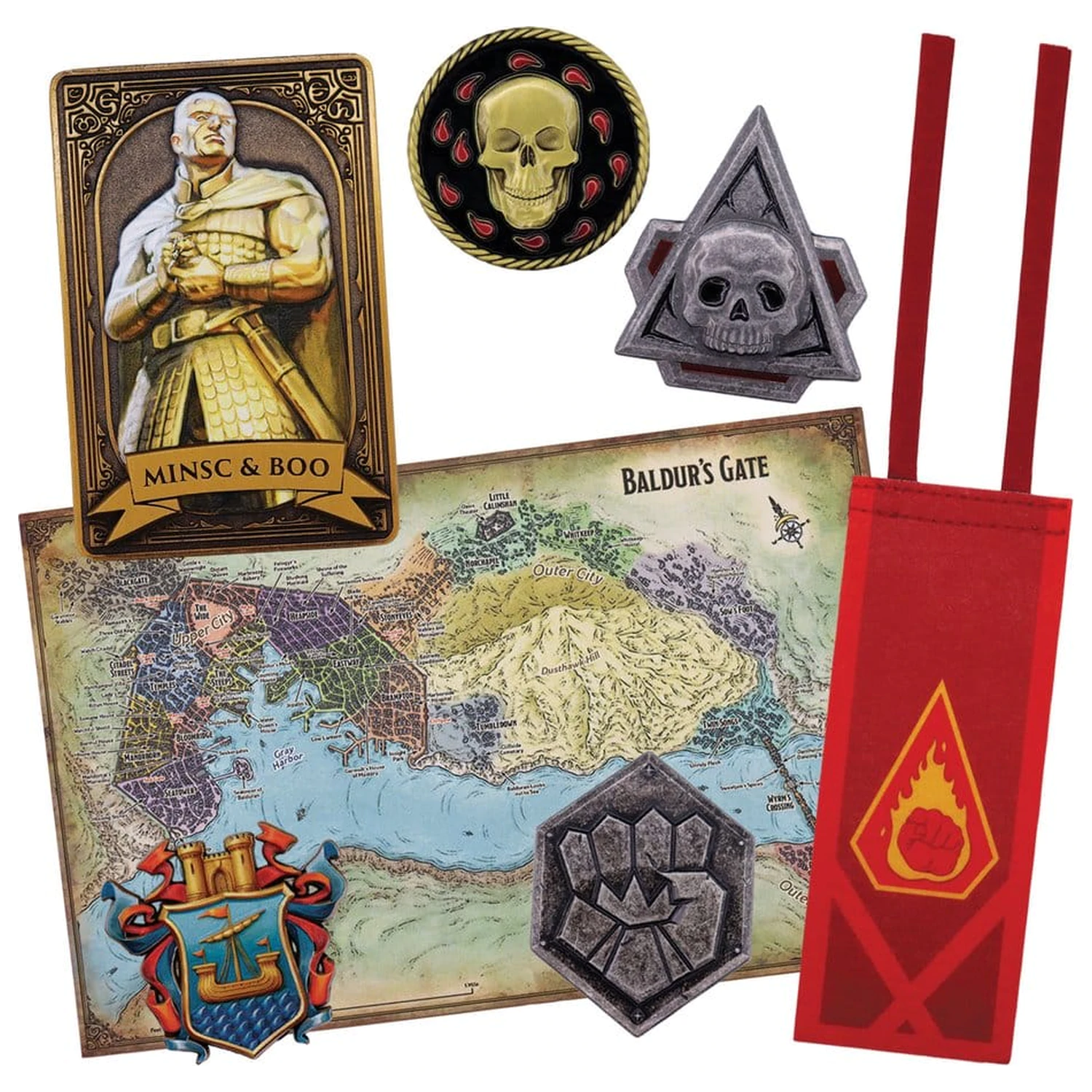 Dungeons & Dragons Gift Set Baldur's Gate Collector's Set Limitovaná edícia produktová fotografia