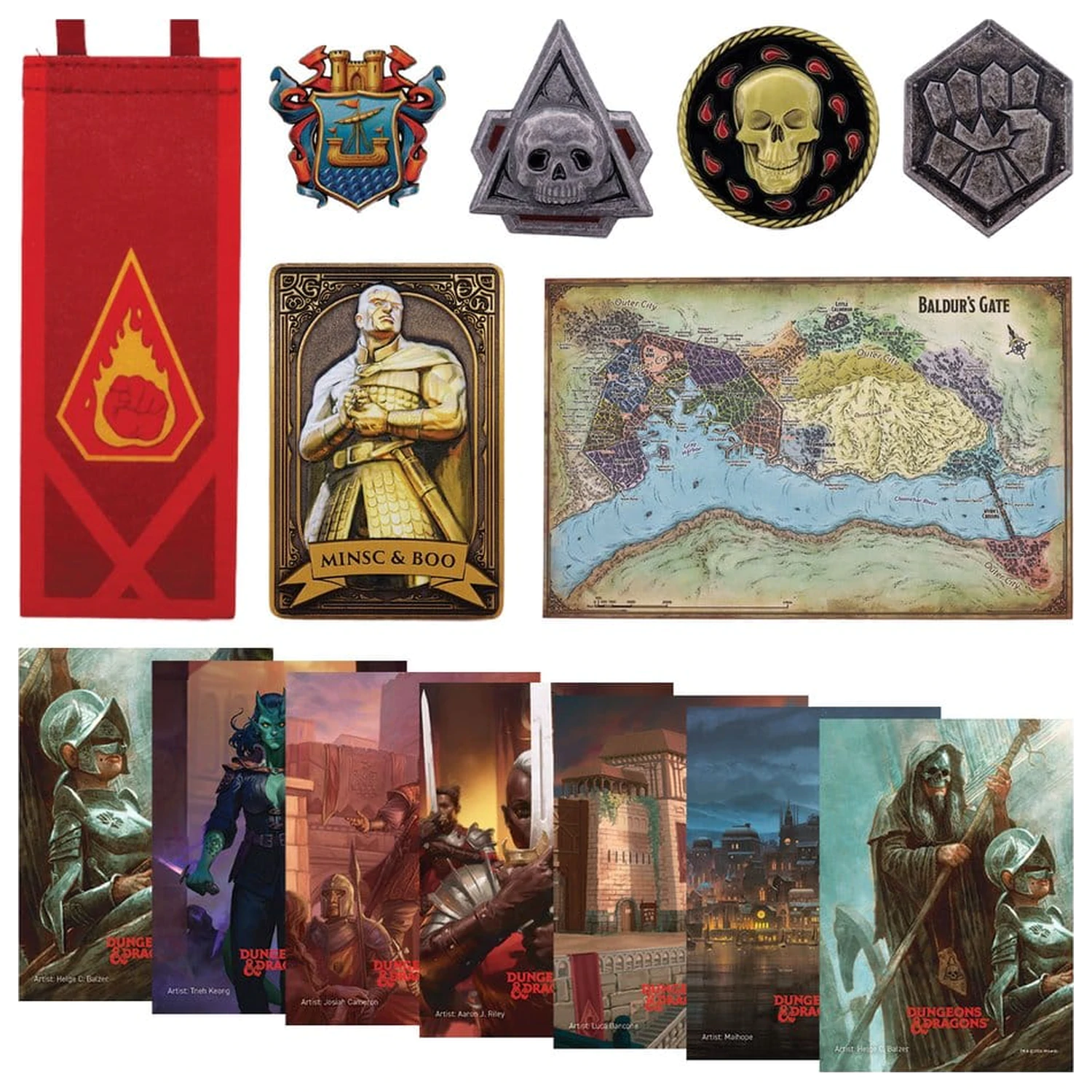 Dungeons & Dragons Gift Set Baldur's Gate Collector's Set Limitovaná edícia produktová fotografia