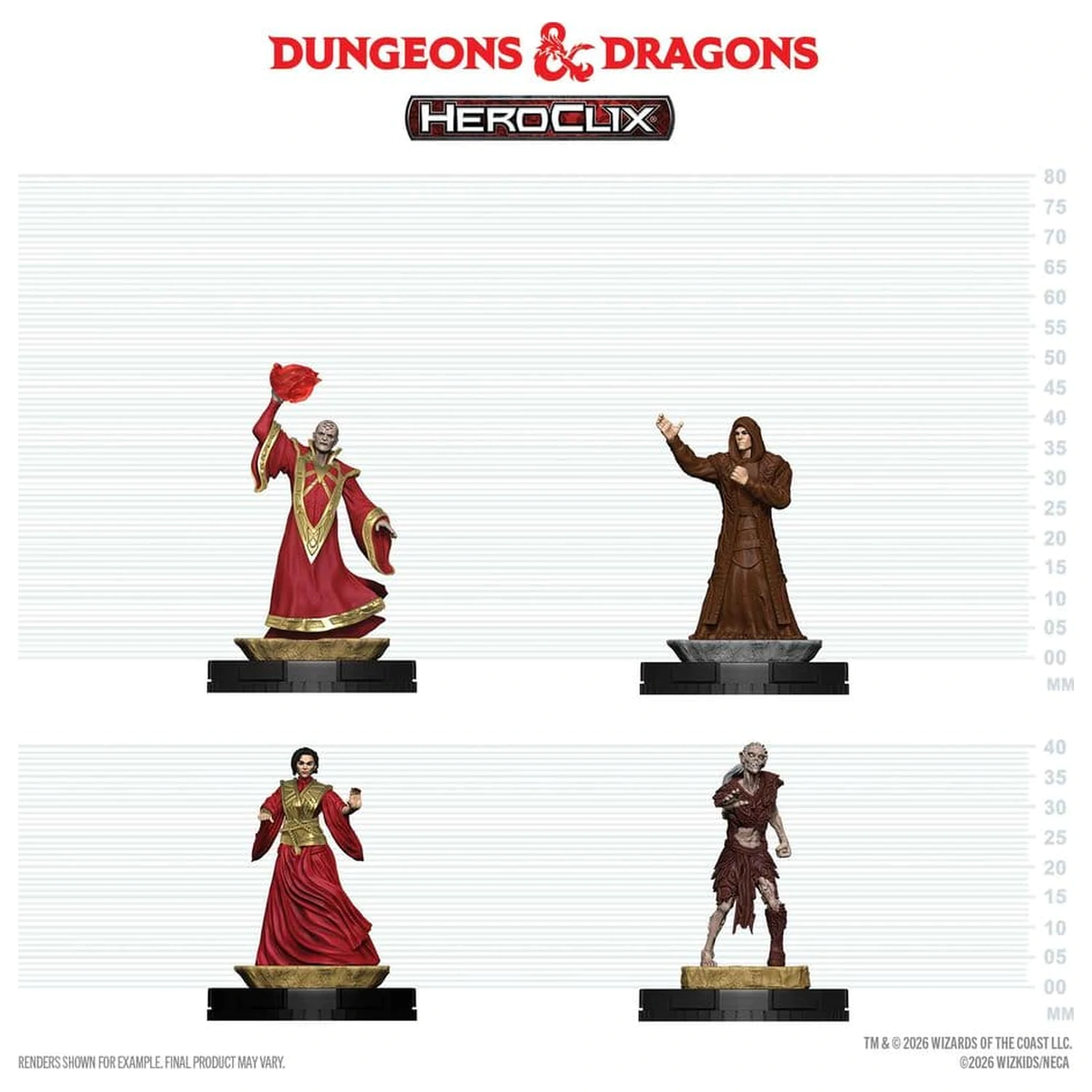 Dungeons & Dragons HeroClix 400: Súprava figúrok Red Wizards of Thay produktová fotografia