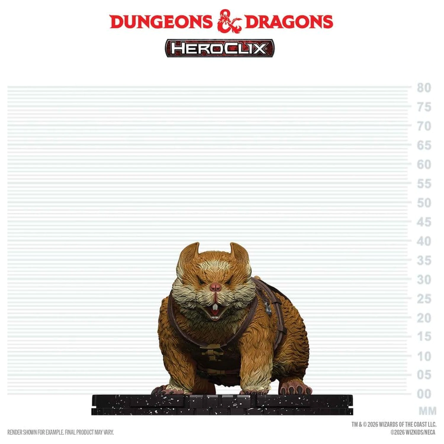 Dungeons & Dragons HeroClix: Obrovská mini figúrka Space Hamster produktová fotografia