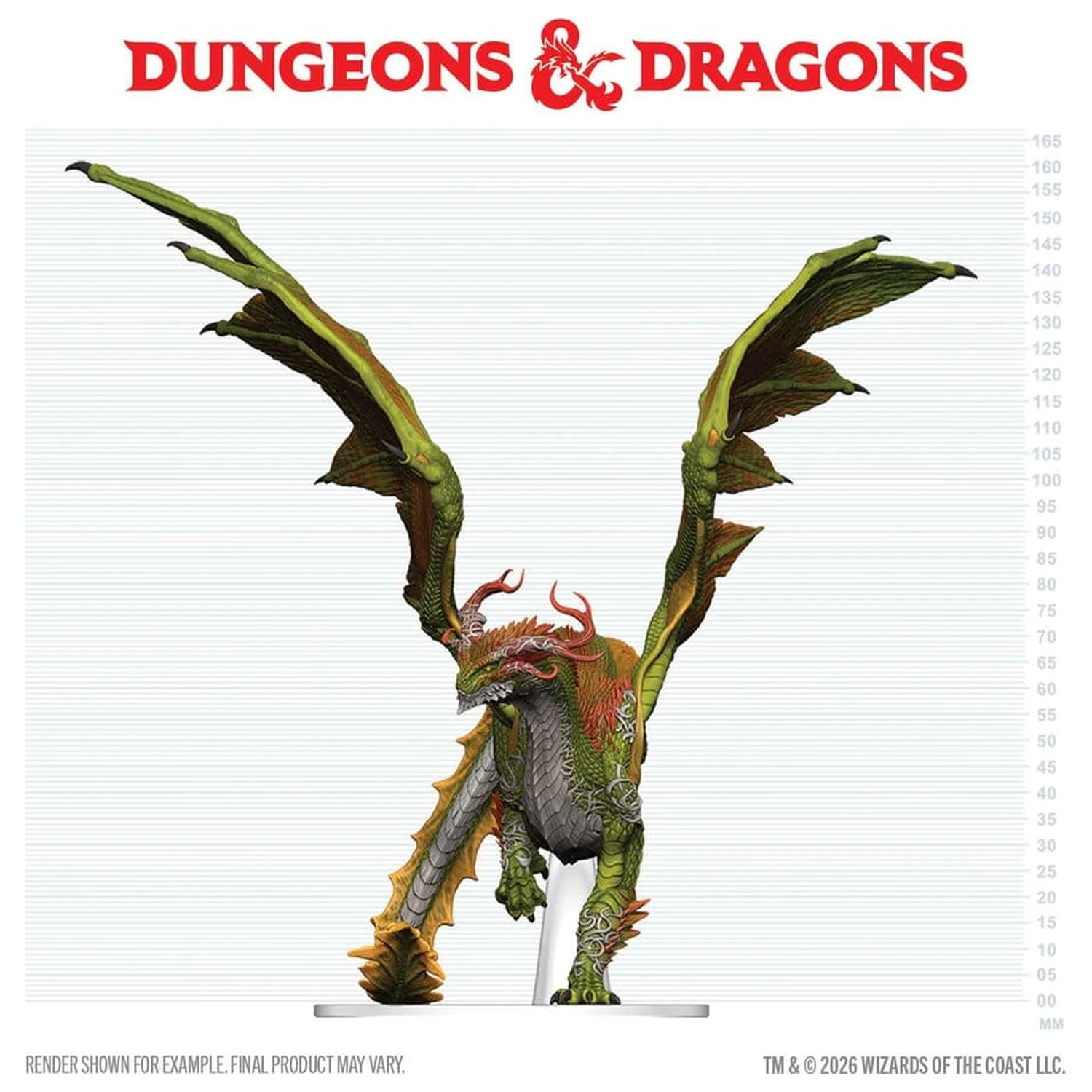 Dungeons & Dragons Icons of the Realms prepainted Miniatúry Adult Spirit Dragon 24 cm produktová fotografia