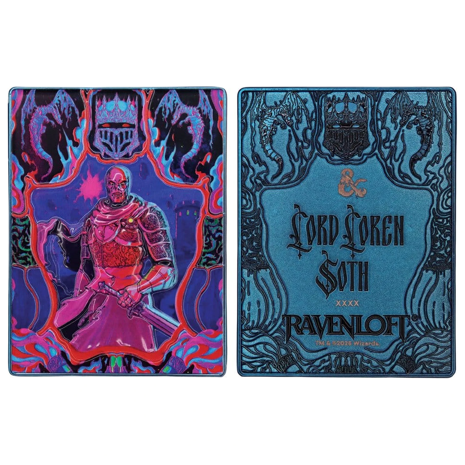 Dungeons & Dragons Sada troch ingotíkov Ravenloft Darklord Ingots Limitovaná edícia produktová fotografia