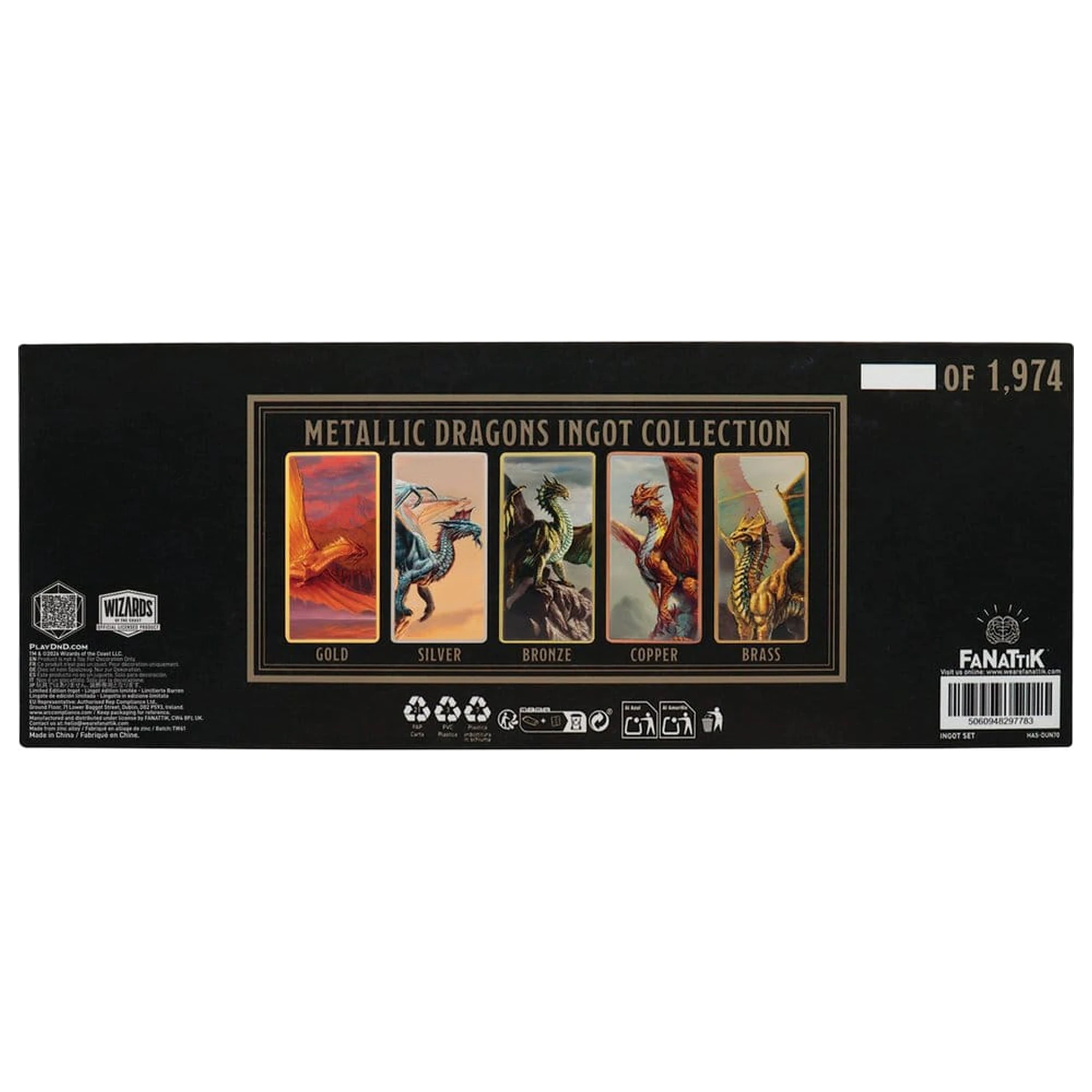 Dungeons & Dragons sada odliatkov Magnet Warrior Limited Edition produktová fotografia