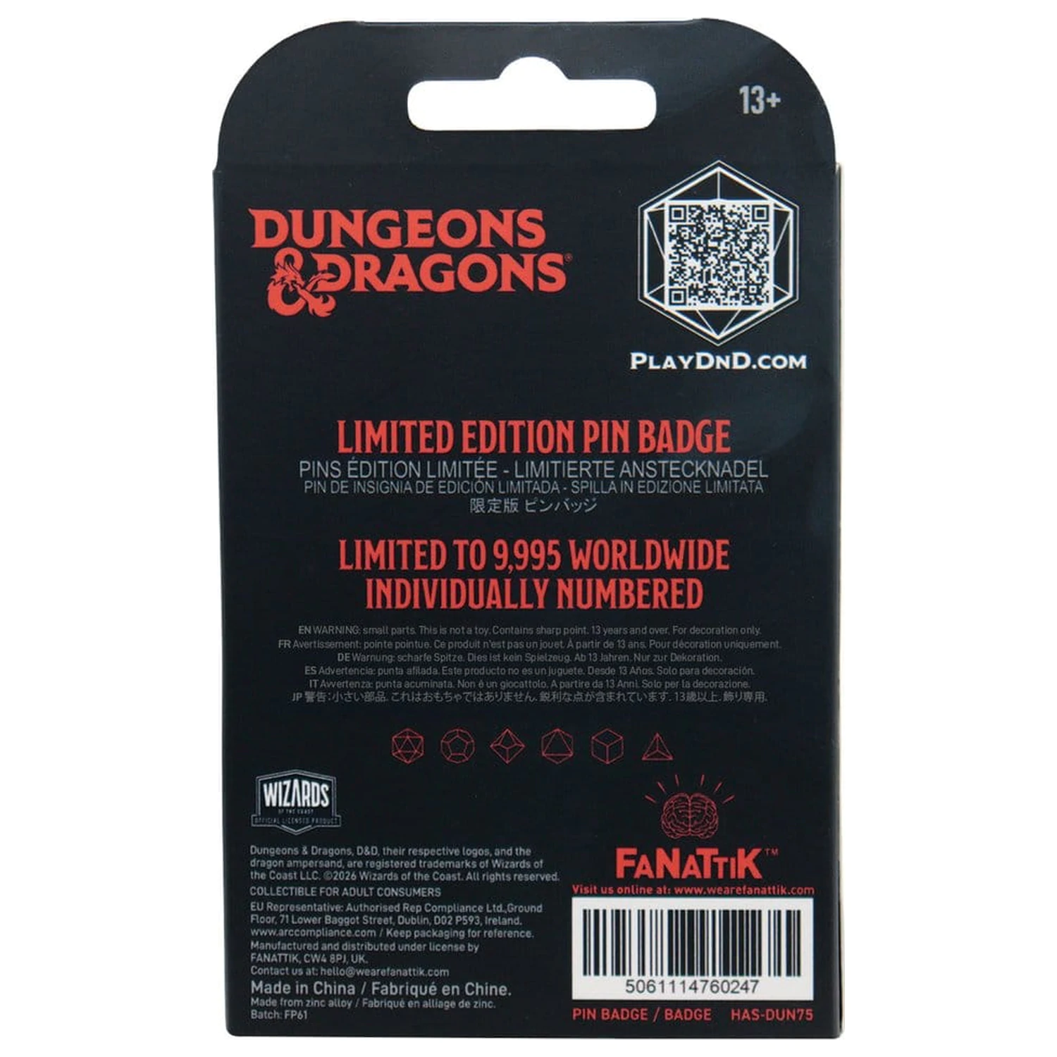 Dungeons & Dragons Odznak Beholder Limitovaná edícia produktová fotografia