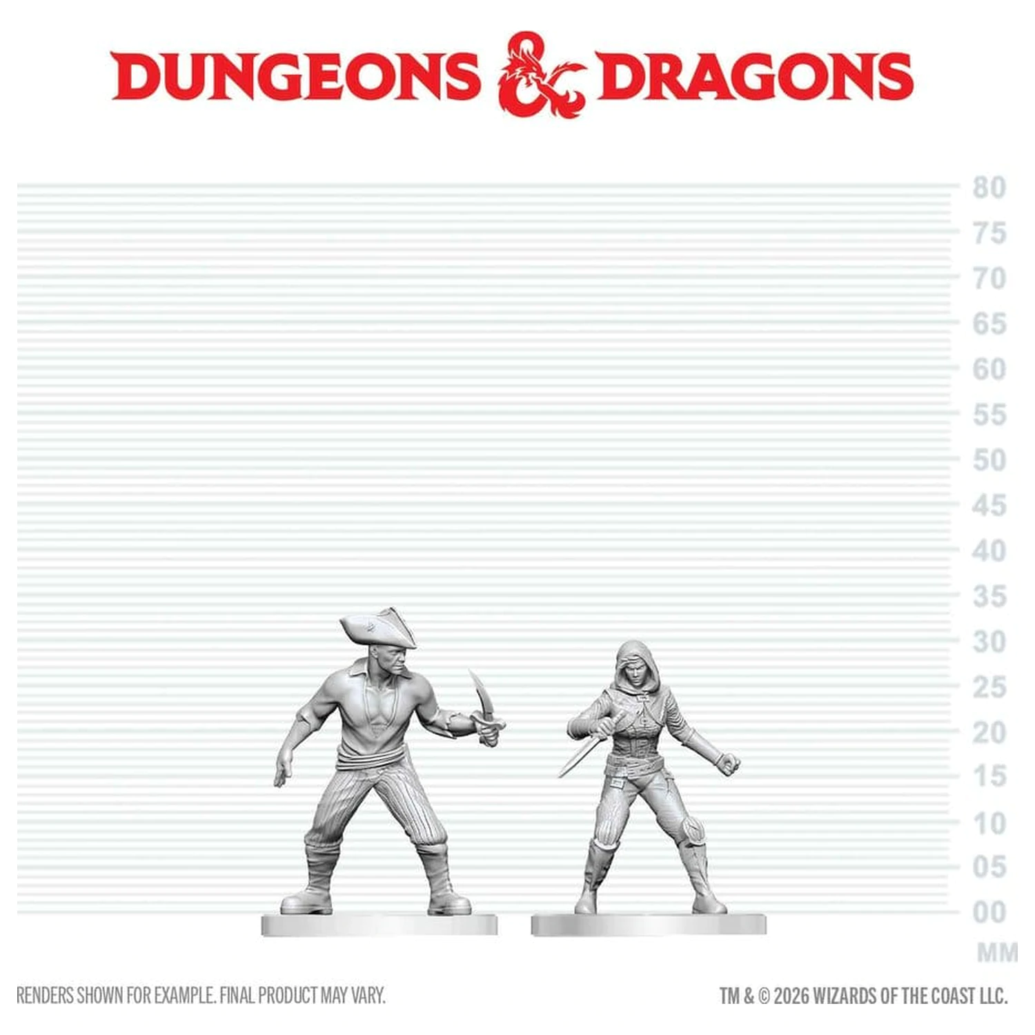 Dungeons & Dragons Nolzur's Marvelous Miniatures Nenatretá miniatúra Bandit & Pirate 14 cm produktová fotografia