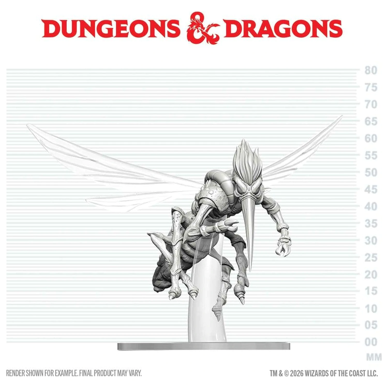 Dungeons & Dragons Nolzur's Marvelous Miniatures Nenamaľovaná miniatúra Chasme 17 cm produktová fotografia