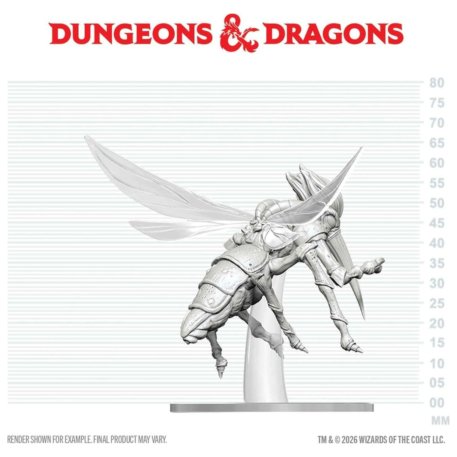 Dungeons & Dragons Nolzur's Marvelous Miniatures Nenamaľovaná miniatúra Chasme 17 cm produktová fotografia