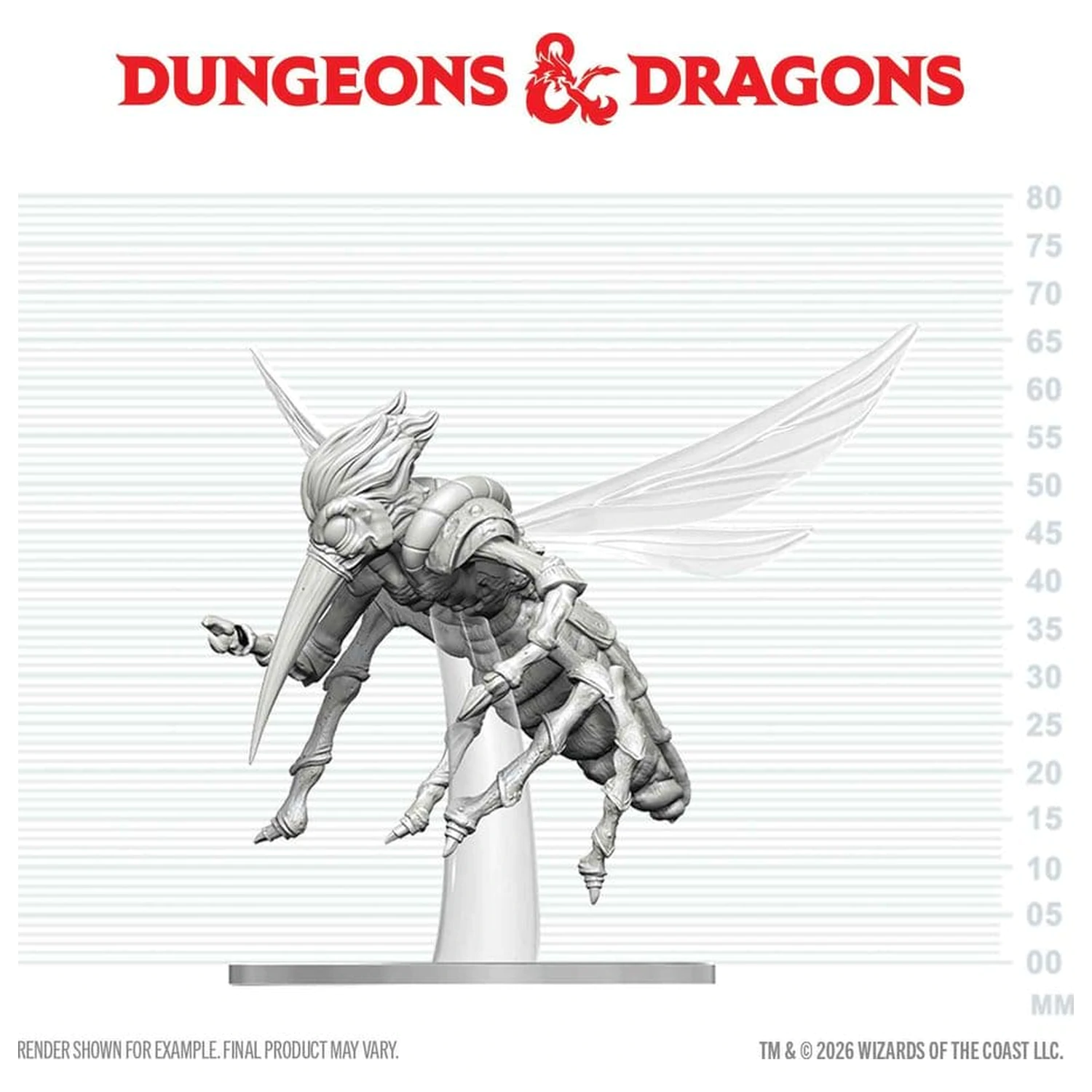 Dungeons & Dragons Nolzur's Marvelous Miniatures Nenamaľovaná miniatúra Chasme 17 cm produktová fotografia