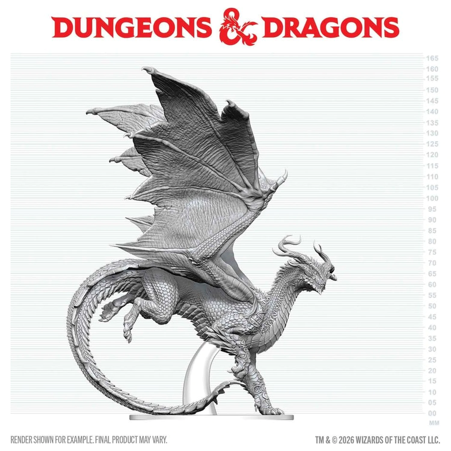 Dungeons & Dragons Nolzur's Marvelous Miniatures nenamaľovaná miniatúra dospelého ducha draka 24 cm produktová fotografia