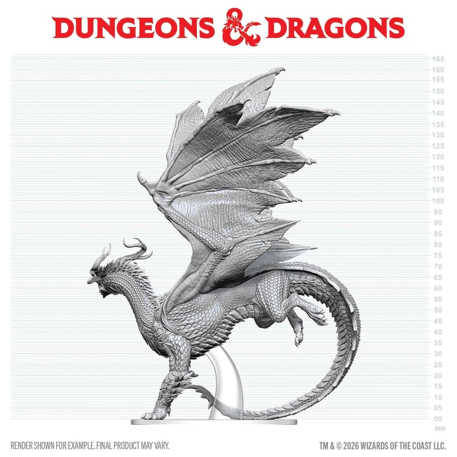 Dungeons & Dragons Nolzur's Marvelous Miniatures nenamaľovaná miniatúra dospelého ducha draka 24 cm produktová fotografia